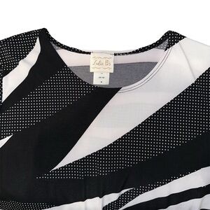 Zadie B’s | Black and White Patterned Maxi Layering Dress